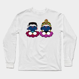 Naka Do & Oyo Yo Sips Tea Party Series (Sipping) Long Sleeve T-Shirt